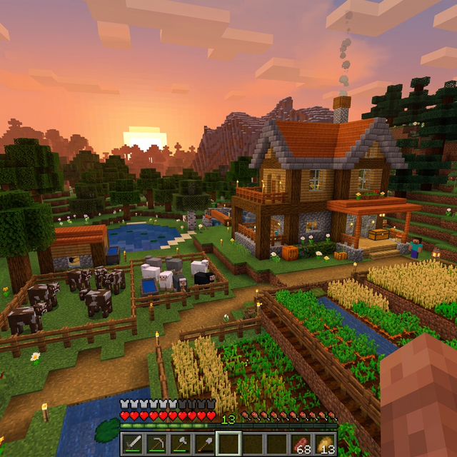 Balanced survival gameplay on HavenCraft Minecraft SMP Bangladesh